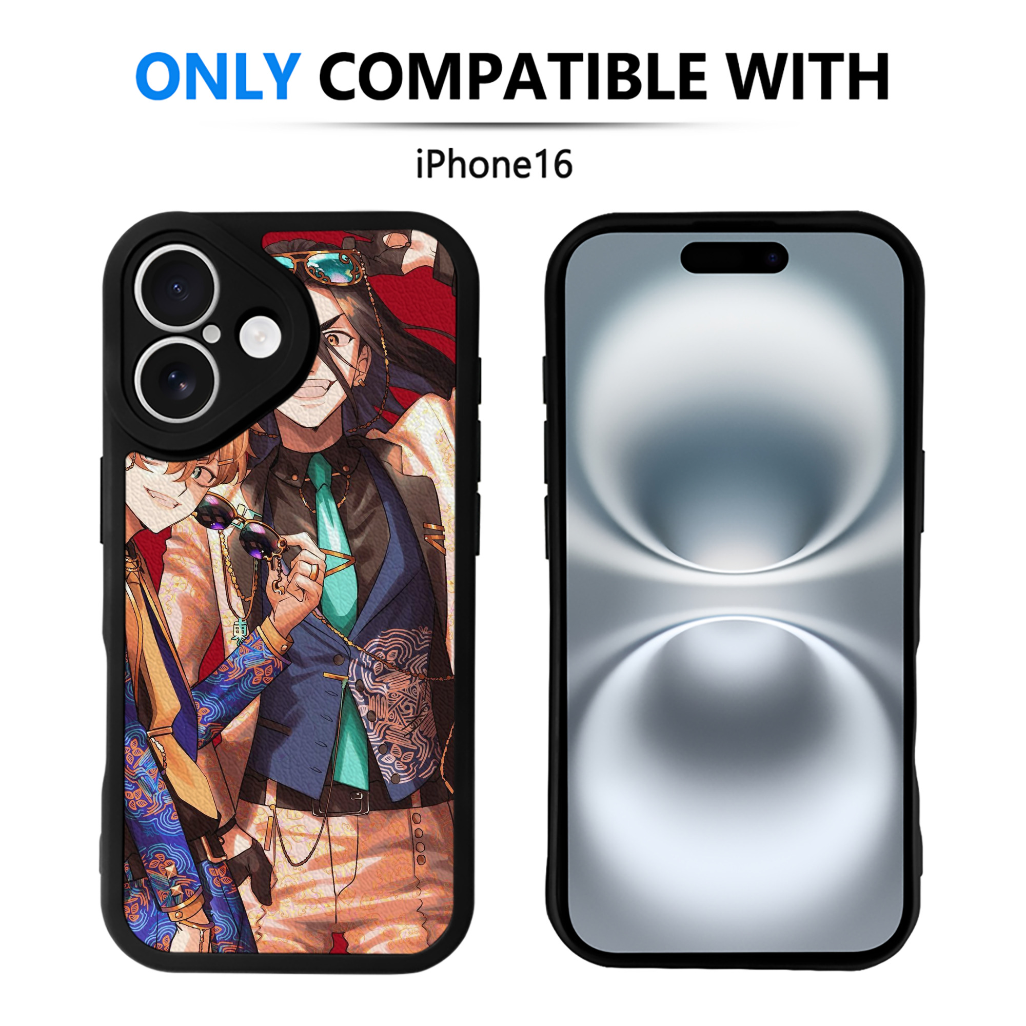 （画像用） 東京リベンジャーズ Tokyo Revengers 【iPhone 16シリーズ対応】シリコンスマホケース（レザー調） 材質：シリコン